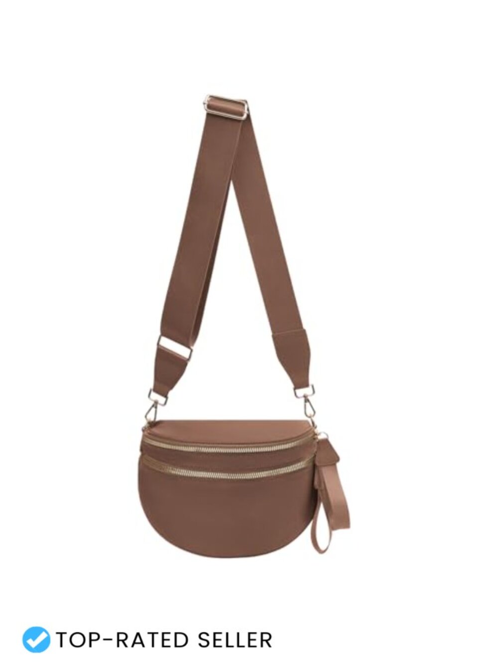 Water Resistant Nylon Crossbody Bum Bag Large Sling Purse